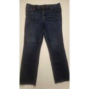 Simply Vera Wang Womens Cropped / Capri Jeans Blue Size 14 EUC